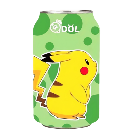QDol Pokemon Lime Sparkling Water Pikachu (330ml) (China) 6-Pack