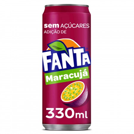 Fanta Maracuja Zero Acuares Adicionados (330ml) (Portugal) 6 Pack